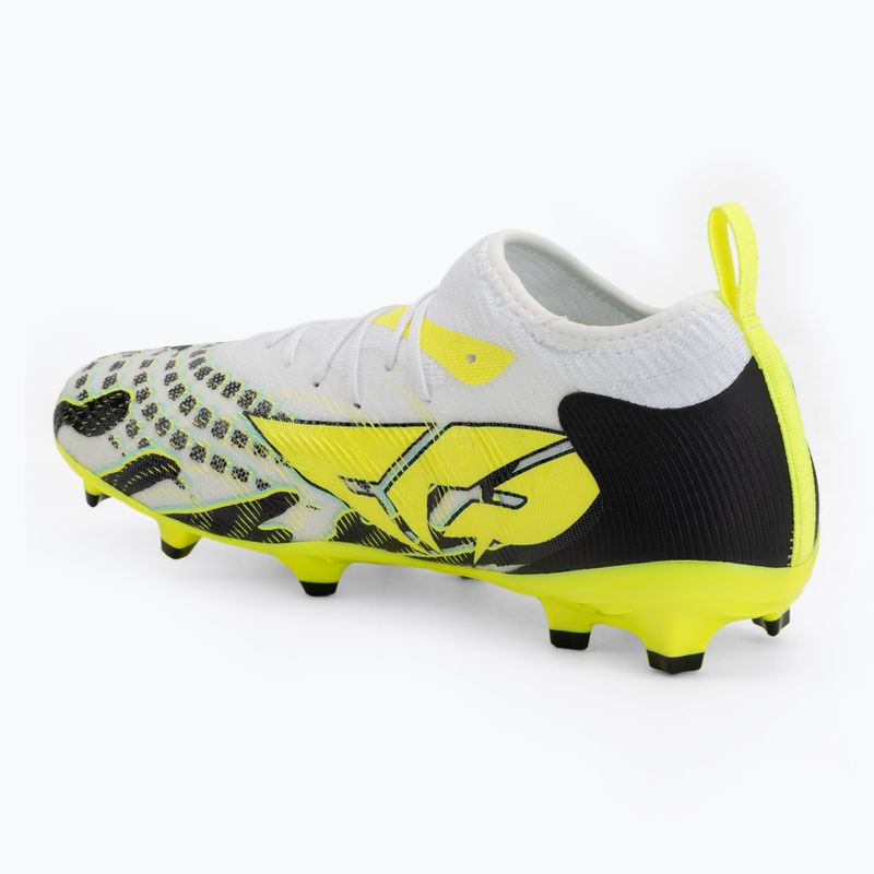 Детски футболни обувки PUMA Future 9 Match Creativity Fg/Ag Jr yellow alert/mint jelly/puma white/puma black 3