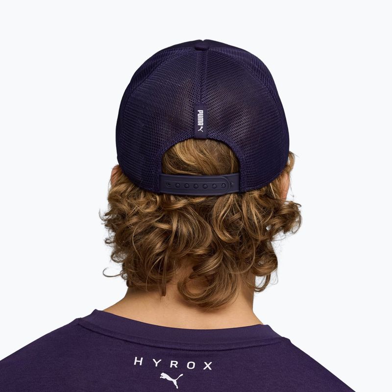 Шапка с козирка PUMA x HYROX Trucker лилава 4