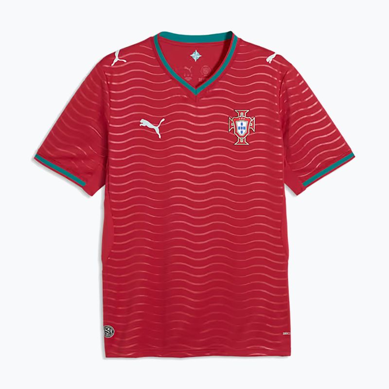 Мъжка футболна фланелка PUMA FPF Portugal Home Jersey Replica Club червено/зелено 6