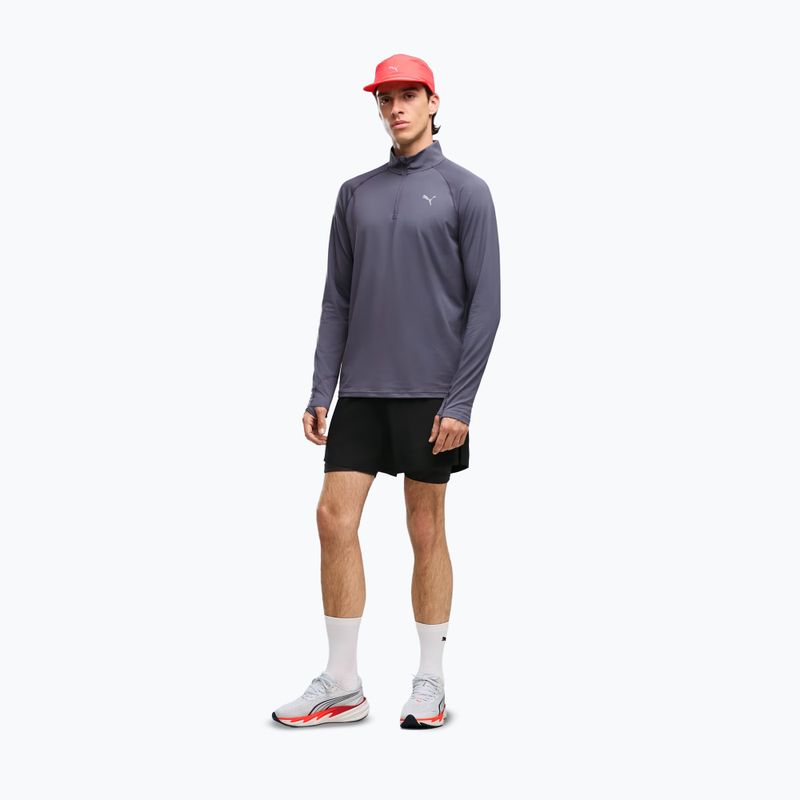 Мъжки суитшърт за бягане PUMA Run Velocity Cloudspun 1/4 Zip inky depths 2