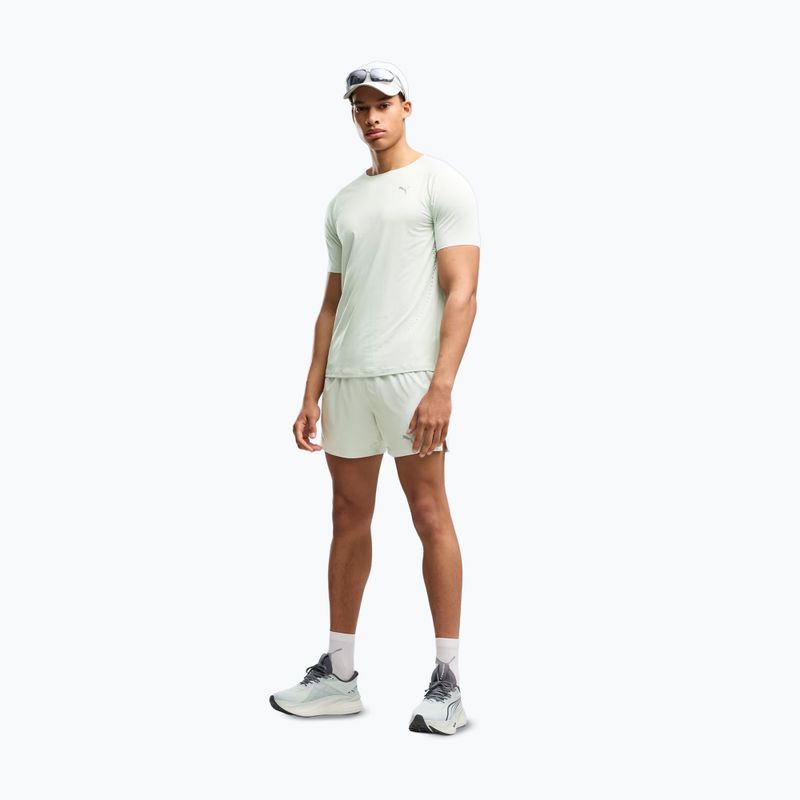 Мъжка тениска за бягане PUMA Run Cloudspun Tee creme de mint 2