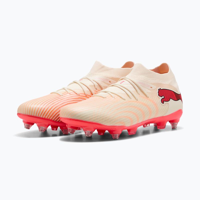 Футболни обувки PUMA Future 9 Match MxSG sugared almond/puma white/ultra red/puma black 4