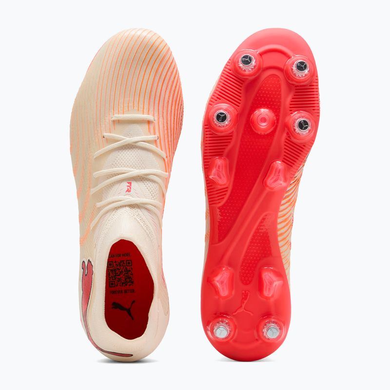 Футболни обувки PUMA Future 9 Match MxSG sugared almond/puma white/ultra red/puma black 5