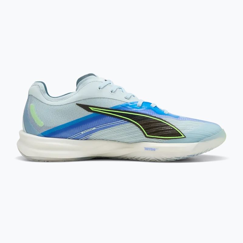 Обувки за хандбал PUMA Accelerate Nitro SQD 5 aqua glow/puma black/green glare/royal sapphire 2