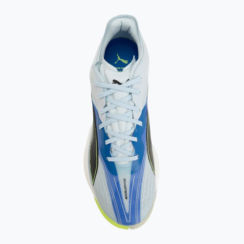 Обувки за хандбал PUMA Accelerate Nitro SQD 5 aqua glow/puma black/green glare/royal sapphire 5