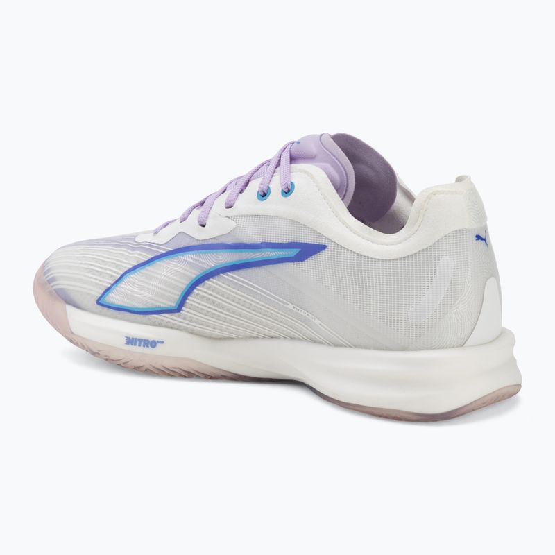 Обувки за хандбал PUMA Accelerate Nitro SQD 5 puma white/royal sapphire/light lavender 3