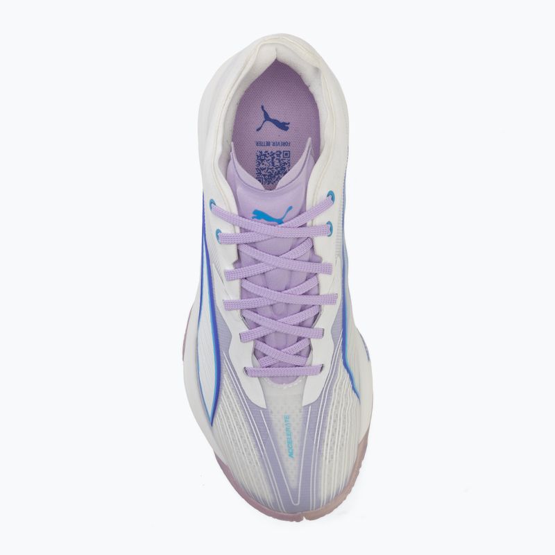 Обувки за хандбал PUMA Accelerate Nitro SQD 5 puma white/royal sapphire/light lavender 5