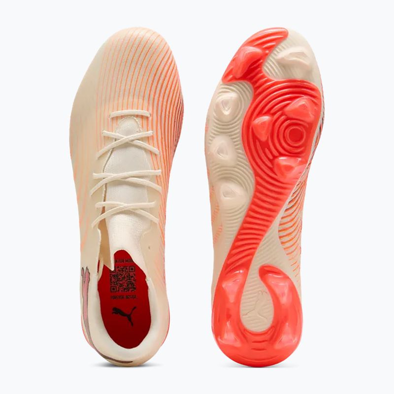 Футболни обувки PUMA Future 9 Match Fusion FG/AG sugared almond/puma white/ultra red/puma black 3