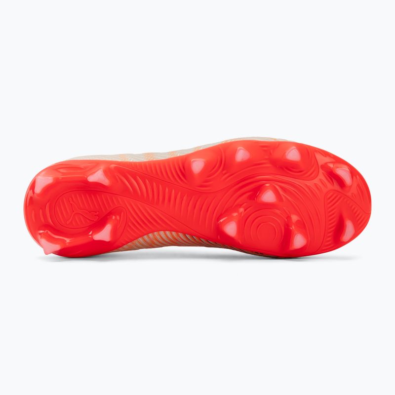 Детски футболни обувки PUMA Future 9 Pro FG/AG Jr sugared almond/puma white/ultra red/puma black 4