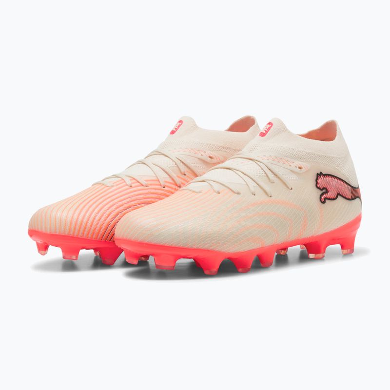 Детски футболни обувки PUMA Future 9 Pro FG/AG Jr sugared almond/puma white/ultra red/puma black 3
