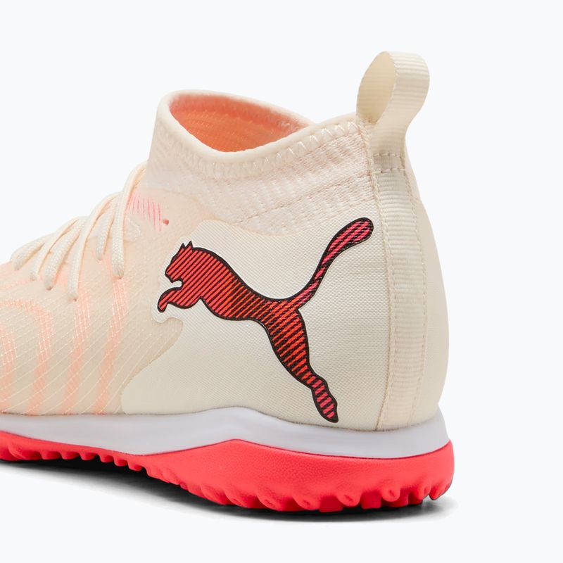 Детски футболни обувки PUMA Future 9 Match TT+ Mid Jr sugared almond/puma white/ultra red/puma black 6