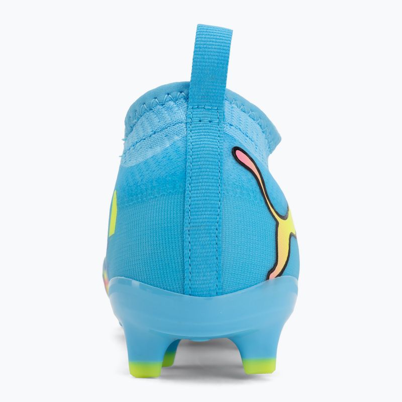 Детски футболни обувки PUMA Future 9 Match Advanced Level FG/AG Jr puma white/blue glimmer/pink glimmer/yellow alert 6
