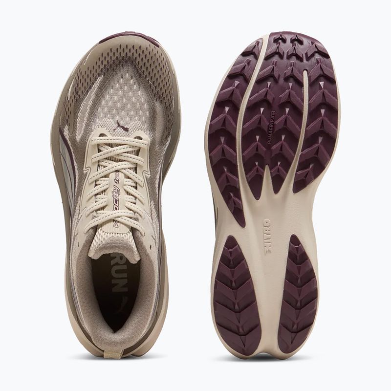 Дамски обувки за бягане Puma Velocity NITRO Trail silver fog/ruby 4