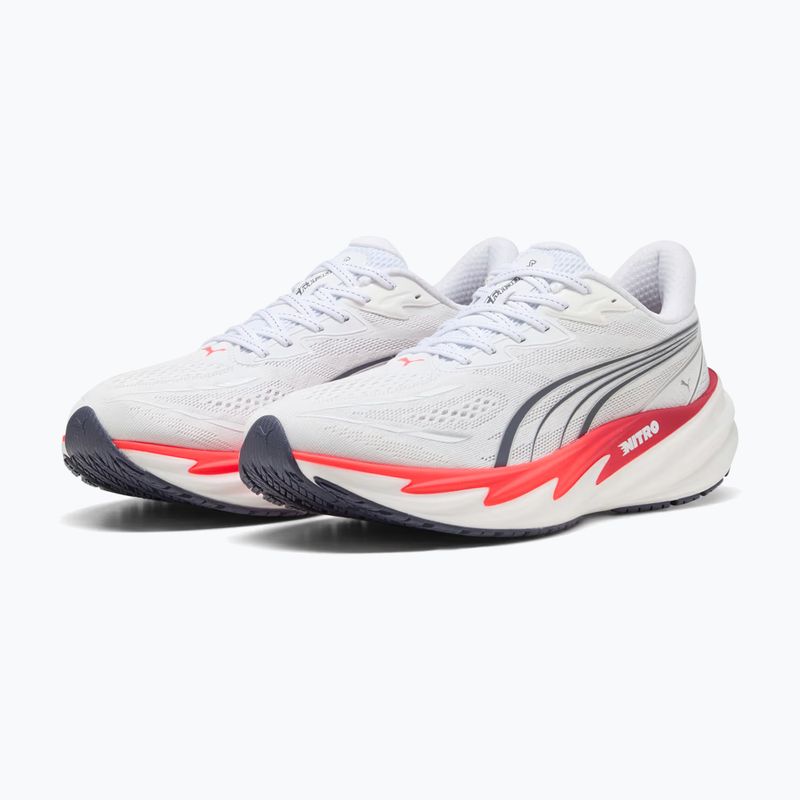 Мъжки обувки за бягане  Puma Velocity Nitro 5 puma white/ultra red 3