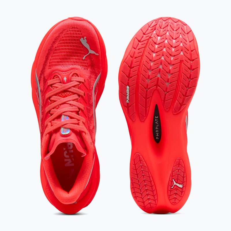Дамски обувки за бягане PUMA Deviate Nitro 4 ultra red/puma silver 6