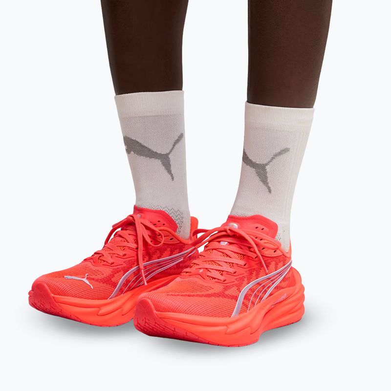Дамски обувки за бягане PUMA Deviate Nitro 4 ultra red/puma silver 8