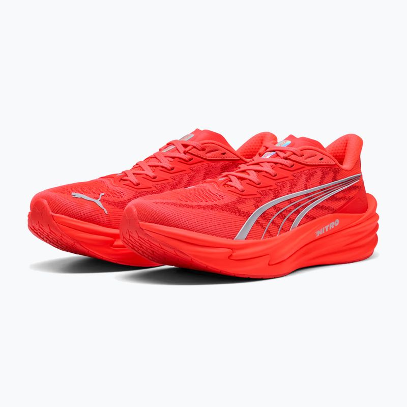 Мъжки обувки за бягане  PUMA Deviate Nitro 4 ultra red/puma silver 3