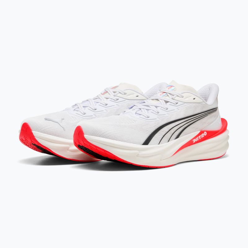 Мъжки обувки за бягане  PUMA Deviate Nitro 4 puma white/ultra red 3