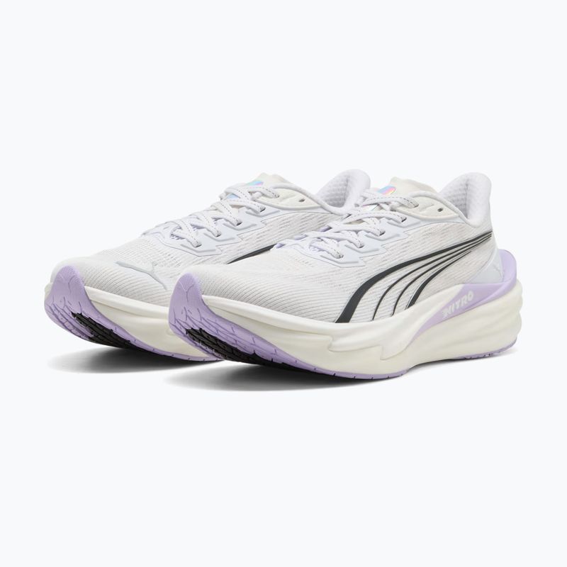 Дамски обувки за бягане PUMA Deviate Nitro 4 puma white/light lavender 3