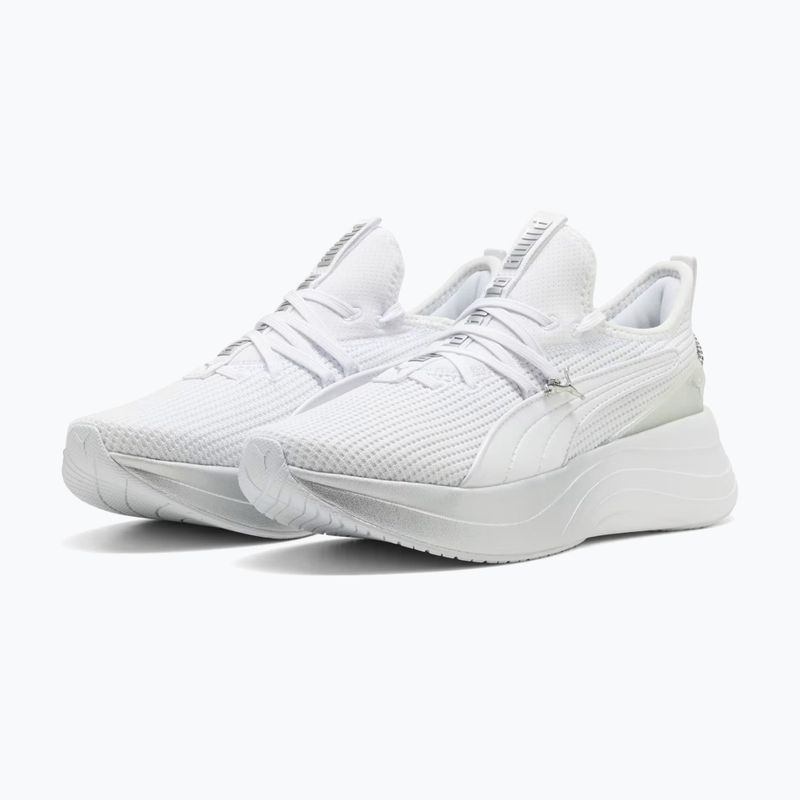 Дамски обувки PUMA Softride Sabrina Polished Chrome puma white/silver mist/puma silver 3