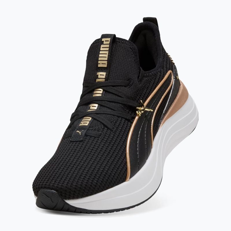 Дамски обувки PUMA Softride Sabrina Polished Chrome puma black/puma white/puma gold 4