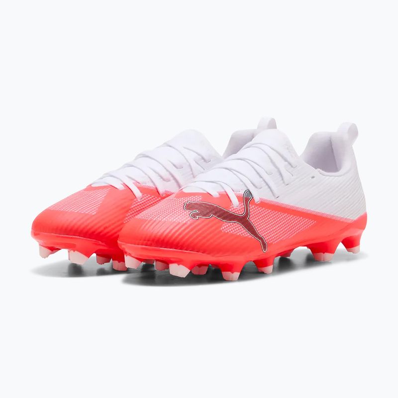 Детски футболни обувки PUMA Ultra 7 Match FG/AG Jr ultra red/puma black/puma white 3