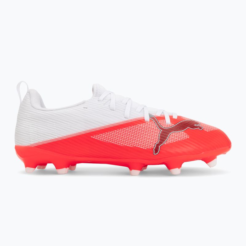 Детски футболни обувки PUMA Ultra 7 Match FG/AG Jr ultra red/puma black/puma white 2