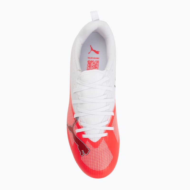 Детски футболни обувки PUMA Ultra 7 Match FG/AG Jr ultra red/puma black/puma white 5