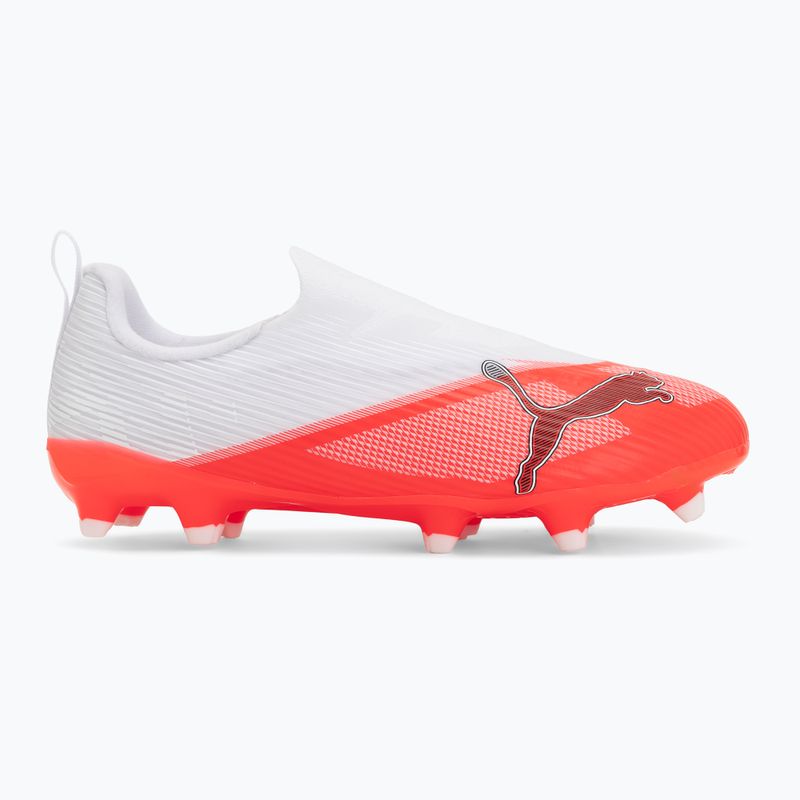 Детски футболни обувки PUMA Ultra 7 Match LL FG/AG Jr ultra red/puma black/puma white 2