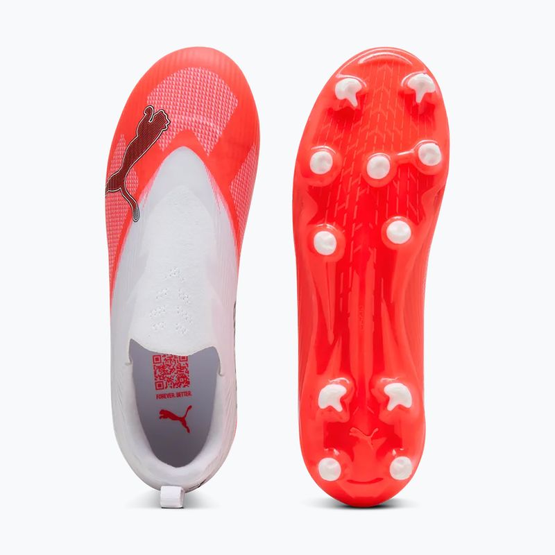 Детски футболни обувки PUMA Ultra 7 Match LL FG/AG Jr ultra red/puma black/puma white 3