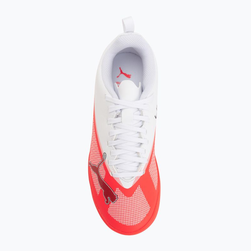 Детски футболни обувки PUMA Ultra 7 Play TT Jr ultra red/puma black/puma white 5