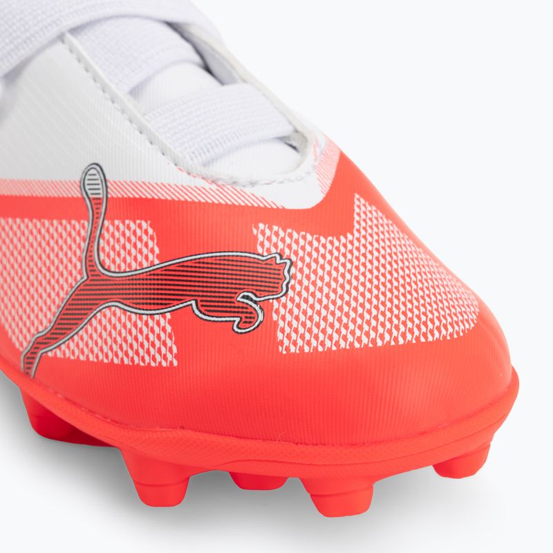 Детски футболни обувки PUMA Ultra 7 Play V FG/AG RB Jr ultra red/puma black/puma white 7