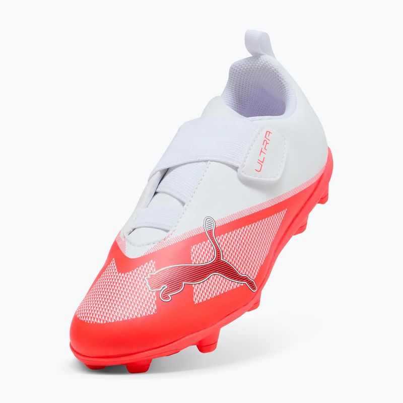 Детски футболни обувки PUMA Ultra 7 Play V FG/AG RB Jr ultra red/puma black/puma white 4