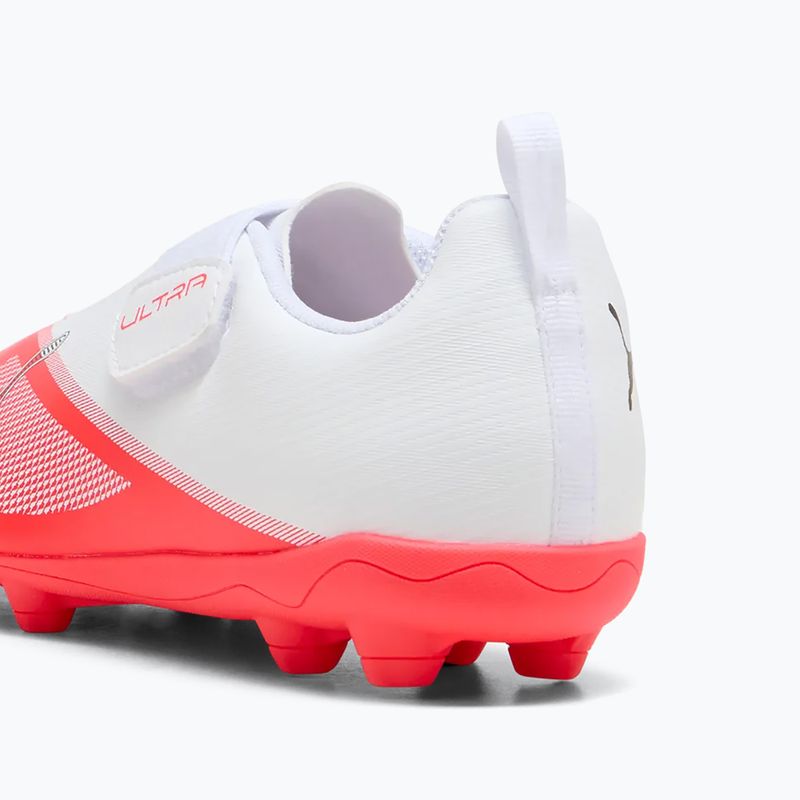 Детски футболни обувки PUMA Ultra 7 Play V FG/AG RB Jr ultra red/puma black/puma white 6