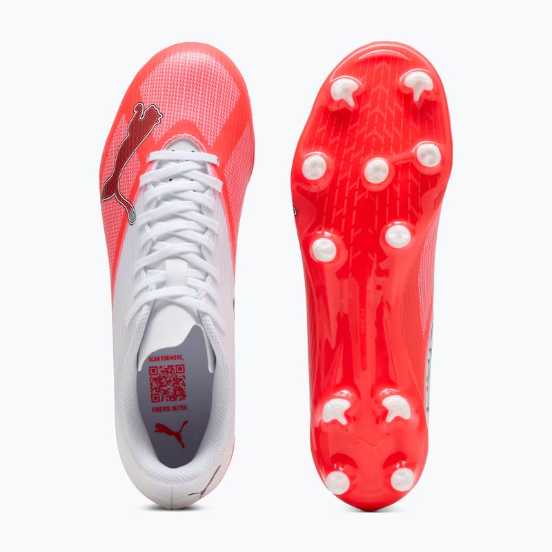 Футболни обувки PUMA Ultra 7 Play FG/AG ultra red/puma black/puma white 5