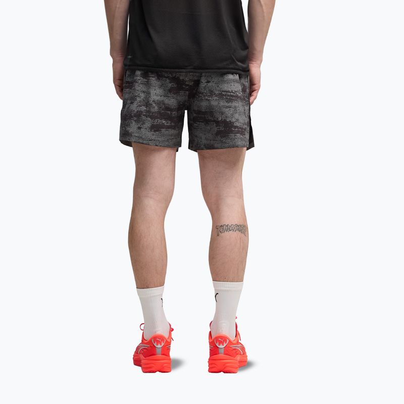 Мъжки шорти за бягане PUMA Dreamrun 5" Brightstride AOP puma black 3