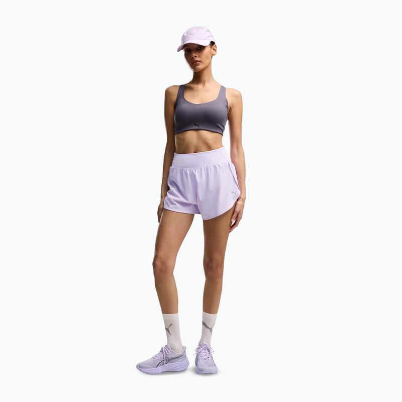 Дамски шорти за бягане PUMA Dream Run 3" DryCELL light lavender 2
