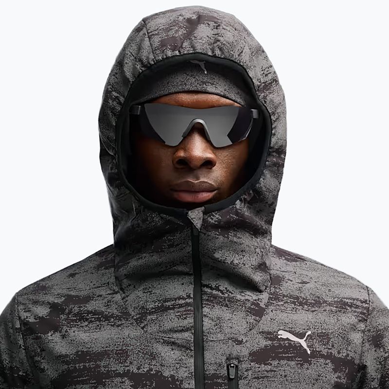 Мъжко яке за бягане PUMA Run Brightstride AOP Primaloft puma black 4