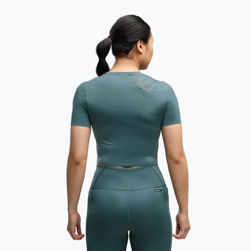 Дамска тренировъчна тениска Puma Hyrox Pwrmode Crop herb garden 3