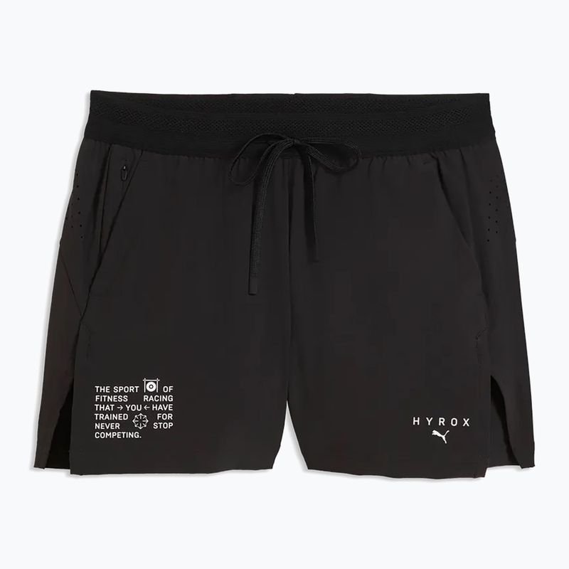 Дамски тренировъчни шорти PUMA x HYROX 3" 2в1 черни 5
