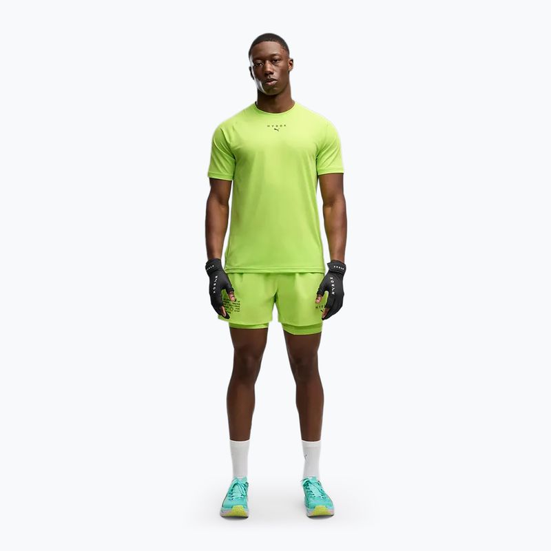 Мъжка тренировъчна тениска Puma Hyrox Pwrmode sunny lime 2