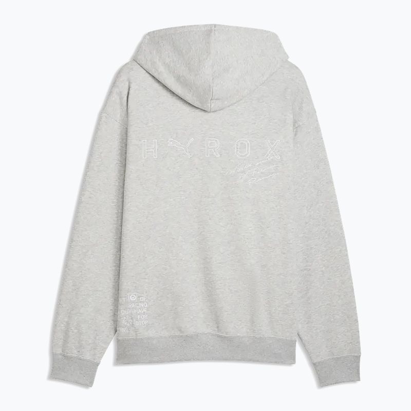 Мъжки суитшърт Puma Hyrox Heavyweight Hoodie light grey 5