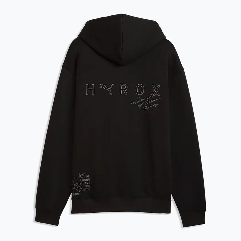 Мъжки суичър PUMA x HYROX Heavyweight Hoodie puma black 5