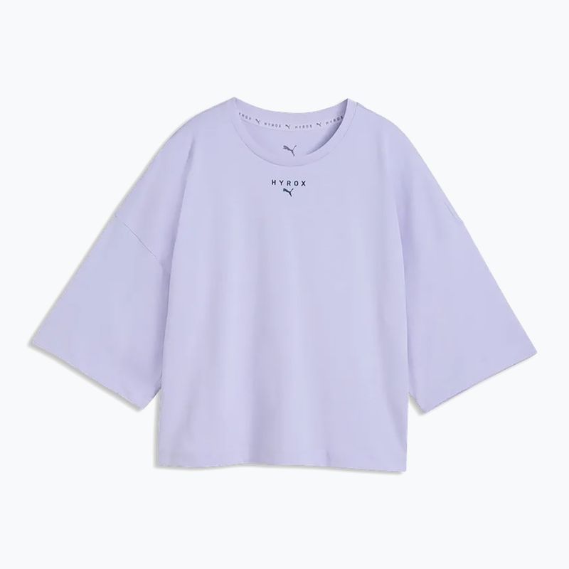 Дамска тренировъчна тениска PUMA x HYROX Cropped Lifestyle светло виолетова 4