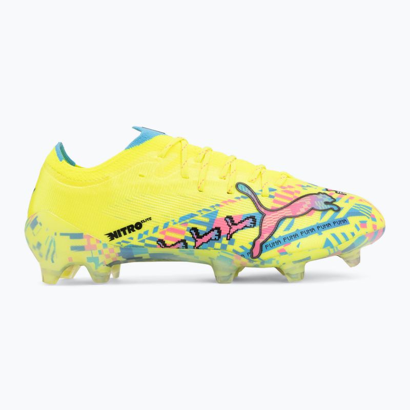 Футболни обувки PUMA Ultra Nitro 7 Ultimate Advanced Level FG puma white/blue glimmer/pink glimmer/yellow alert 2