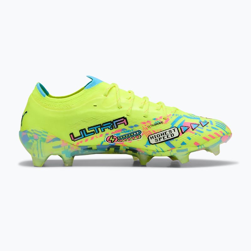 Футболни обувки PUMA Ultra Nitro 7 Ultimate Advanced Level FG puma white/blue glimmer/pink glimmer/yellow alert 2