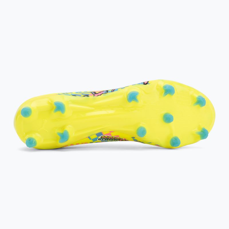Футболни обувки PUMA Ultra Nitro 7 Match Advanced Level FG/AG puma white/blue glimmer/pink glimmer/yellow alert 4