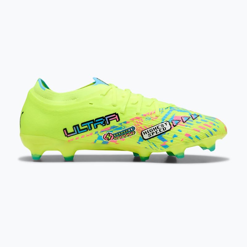 Футболни обувки PUMA Ultra Nitro 7 Match Advanced Level FG/AG puma white/blue glimmer/pink glimmer/yellow alert 2