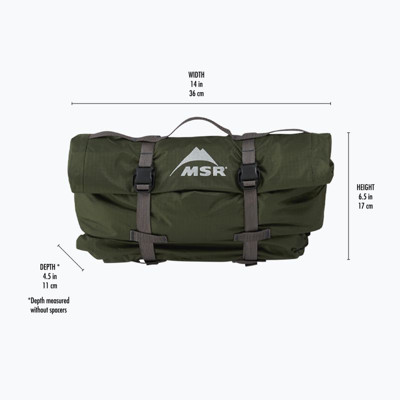Палатка за трекинг за 1 човек MSR Hubba Hubba Bikepack 1 green 15
