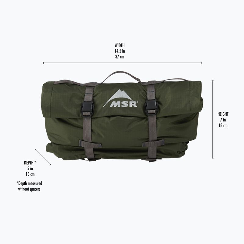Палатка за трекинг за 2 човека MSR Hubba Hubba Bikepack 2 green 16